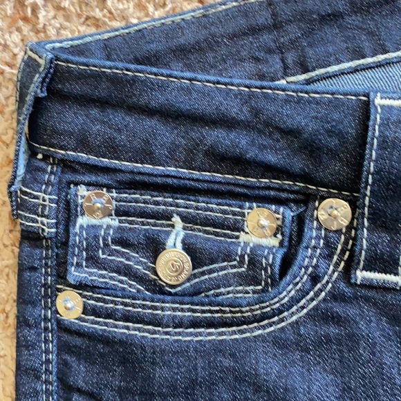 True Religion World Tour Boot Cut Sz 27 WLH564GS7 - Picture 6 of 10